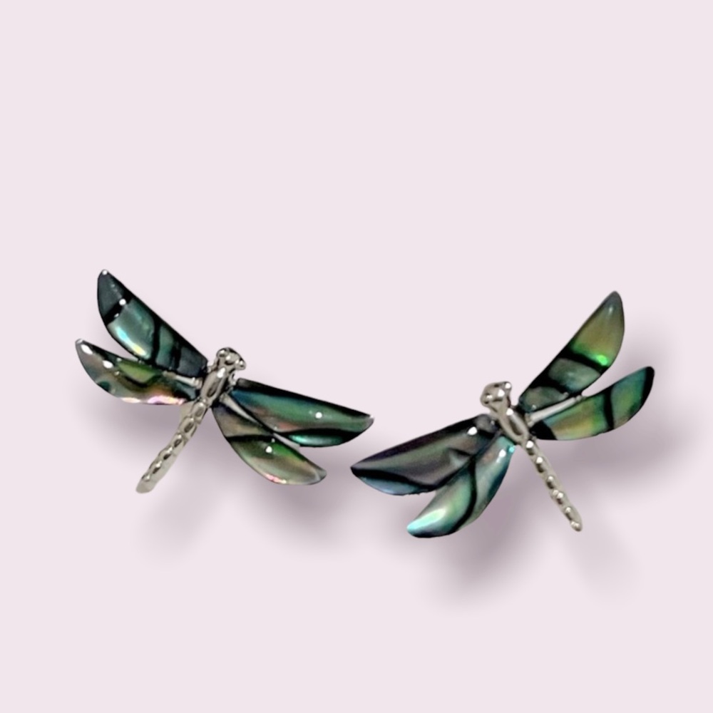 Dragonfly stud earrings